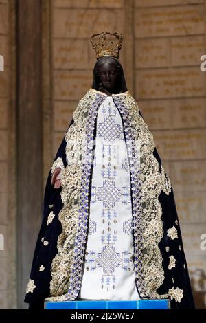 La Vierge Marie, notre Dame de l'Afrique. Basilique de Fourvière. Banque D'Images