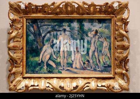 Baignoires. AIX-en-Provence (1892 -1906 ). Paul Cezanne ( 1839 -1906 ). Exposition : les icônes de l'art moderne de la collection Morozov de la Fondation Banque D'Images