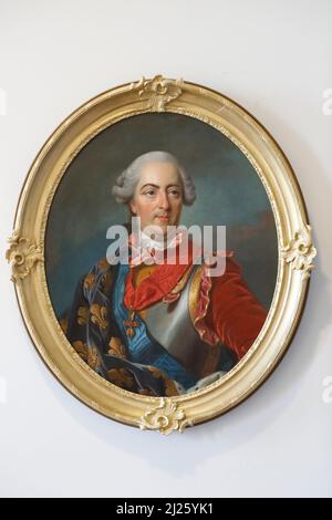Château de Versailles. Portrait de Louis XV ( 1710 - 1774 ). Banque D'Images