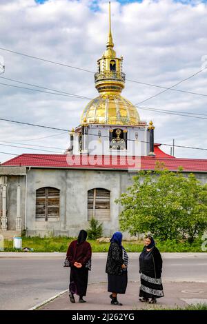 'Colline de Gypsy', Soroca, Moldavie Banque D'Images