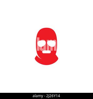 Logo ou icône du masque à 3 trous Illustration de Vecteur