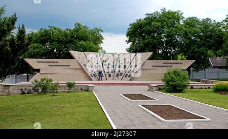 Bender près de Tiraspol, Transnistrie, Moldova : le Mémorial de la gloire militaire. Banque D'Images