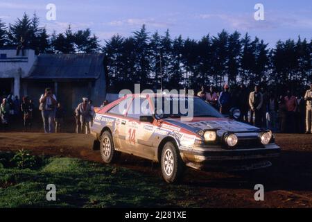 Andrea Zanussi (ITA) Paolo Poppi Amati (ITA) Nissan 200SX GRA Nissan Motorsports international Banque D'Images