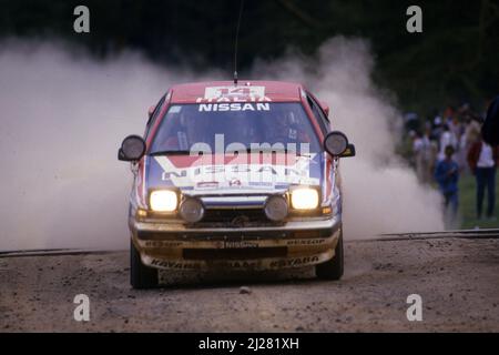 Andrea Zanussi (ITA) Paolo Poppi Amati (ITA) Nissan 200SX GRA Nissan Motorsports international Banque D'Images