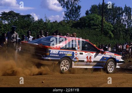 Andrea Zanussi (ITA) Paolo Poppi Amati (ITA) Nissan 200SX GRA Nissan Motorsports international Banque D'Images