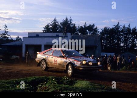 Andrea Zanussi (ITA) Paolo Poppi Amati (ITA) Nissan 200SX GRA Nissan Motorsports international Banque D'Images