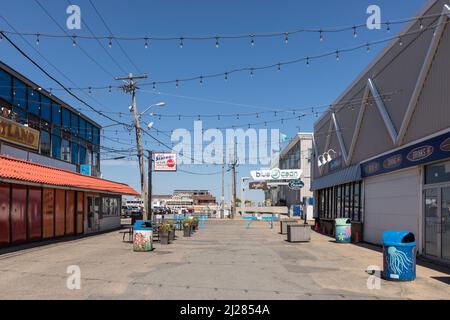 Salisbury, États-Unis - 28 septembre 2017 : promenade de la plage à Salisbury, États-Unis. En plus de la diversité de Salisbury, la ville accueille une grande variété d'ev Banque D'Images