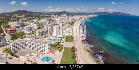 Cala Millor, Sant Llorenç des Cardassar, Majorque, Iles Baléares, Espagne Banque D'Images