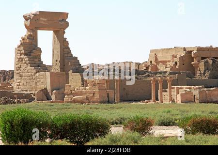 Dendera Temple, Egypte Banque D'Images