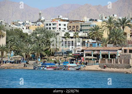 Front de mer d'Aqaba Banque D'Images