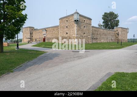 Chambly, CA - 19 juillet 2021 : lieu historique national du fort-Chambly Banque D'Images