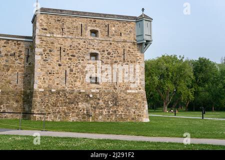 Chambly, CA - 19 juillet 2021 : lieu historique national du fort-Chambly Banque D'Images