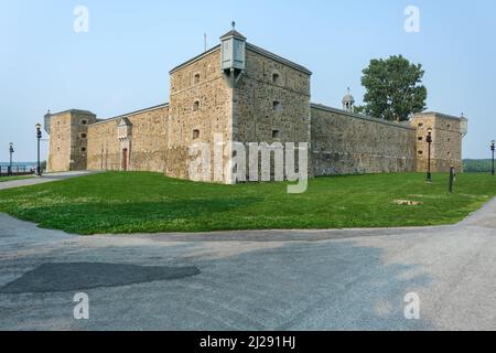 Chambly, CA - 19 juillet 2021 : lieu historique national du fort-Chambly Banque D'Images