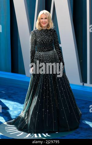 27 mars 2022, Beverly Hills, CA, USA: LOS ANGELES - 27 MARS: Catherine O'Hara à la Vanity Fair Oscar Party au Wallis Annenberg Centre for the Performing Arts le 27 mars 2022 à Beverly Hills, CA (Credit image: © Kay Blake/ZUMA Press Wire) Banque D'Images