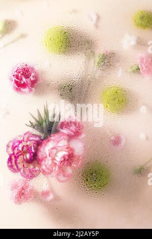 Arrière-plan de fleurs de printemps lumineuses en pleine floraison. Banque D'Images