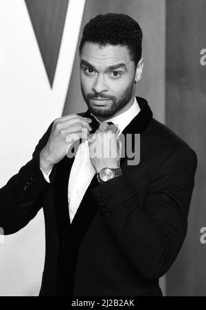 27th mars 2022, Los Angeles, États-Unis. Reg-Jean page assister à la Vanity Fair Oscar Party 2022, Wallis Annenberg Centre for the Performing Arts, Los an Banque D'Images