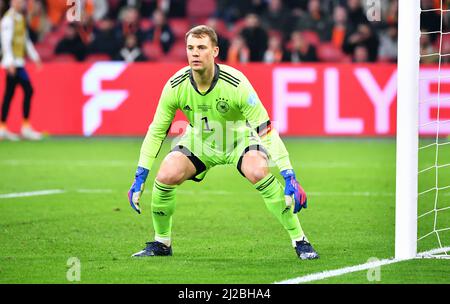 Friendly Match, Amsterdam Arena: Pays-Bas contre Allemagne; Manuel Neuer (GER) Banque D'Images