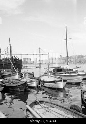 Le Port de Marseille ca: 1935 Banque D'Images