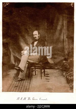 Portrait d'Albert, Prince Consort (1819 - 1861), 1855. Photographie de Roger Fenton (1819 - 1869). Banque D'Images