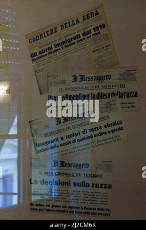 Rome, Italie 27/01/2005: Visite du Musée de la libération de via Tasso à l'occasion du jour du souvenir. ©Andrea Sabbadini Banque D'Images