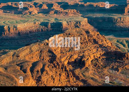 Un magnifique paysage du parc national Dead Horse point dans l'Utah, aux États-Unis Banque D'Images