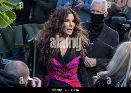 Londres, Royaume-Uni. 31st mars 2022. Sandra Bullock participe à la projection spéciale de 'The Lost City' à Cineworld à Leicester Square. Crédit: Wiktor Szymanowicz/Alamy Live News Banque D'Images