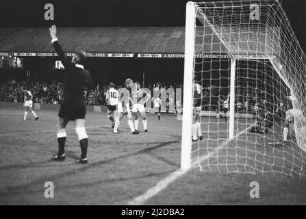 Lecture 4-2 Chesterfield, match de la Division trois à Elm Park, mercredi 2nd octobre 1985. Banque D'Images