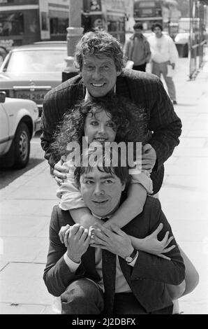 Michael Crawford et Sarah Brightman qui sont les vedette dans la nouvelle comédie musicale, le fantôme de l'Opéra, par Andrew Lloyd Webber et Harold Prince. 27th mai 1986. Banque D'Images