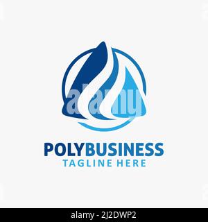 Logo commercial abstrait Illustration de Vecteur