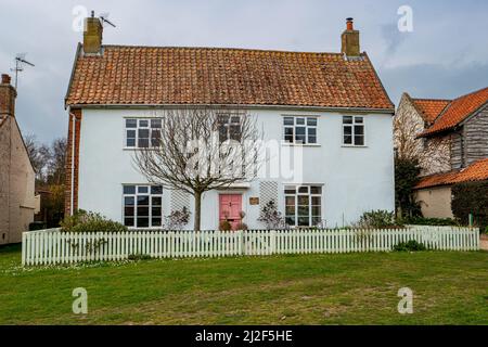 La Maison sur le Vert, Walberswick, Suffolk Banque D'Images