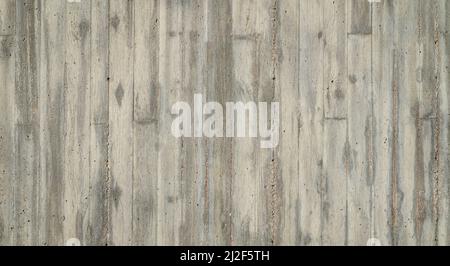 texture de vieux mur en béton gris grunge avec grain incorporé et motif de planches en bois pour l'arrière-plan Banque D'Images