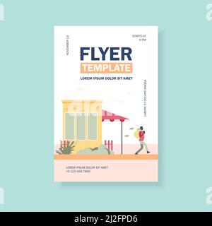 Homme se brisant dans la maison et le voler. Cambrioleur, argent. Illustration vectorielle plate. Le concept criminel peut être utilisé pour des présentations, des bannières, des sites Web desi Illustration de Vecteur