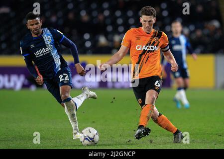 Richard Smallwood #6 de Hull City en action pendant le match Banque D'Images