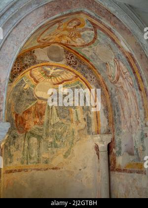Basilique des fresques de Crucifix, Amalfi Banque D'Images