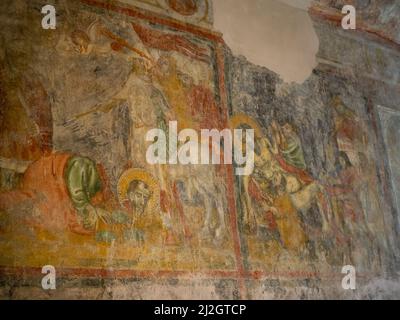 Basilique des fresques de Crucifix, Amalfi Banque D'Images