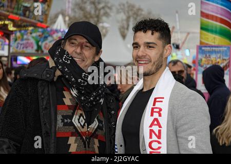 Paris, France. 1st avril 2022. Soirée d'ouverture de la Foire du cône le 5 avril 2019 à Paris, France. Banque D'Images