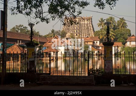 Anantha Padmanabha swamy Temple à Trivandrum ou Thriuvananthapuram état Kerala Inde Banque D'Images