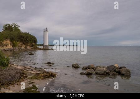 Le phare de Maltzien sur l'île de Ruegen, Mecklembourg-Poméranie occidentale, Allemagne Banque D'Images