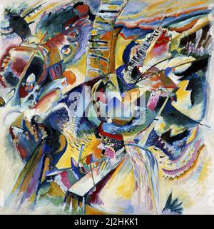 Peinture de Wassily Kandinsky, 1910s. Improvisation Klamm, 1914 (1916) Banque D'Images