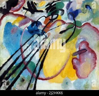 Peinture de Wassily Kandinsky, 1910s. Improvisation 26 (aviron) (1912). Banque D'Images
