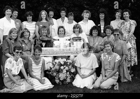 Réunion de l'école de grammaire Hodge Hill. 6th août 1988. Banque D'Images