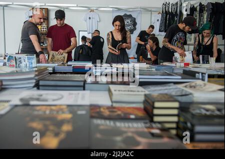 Rome, Italie 08/05/2015: XVI International Tattoo Expo. ©Andrea Sabbadini Banque D'Images