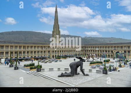 The Piece Hall dans le Yorkshire de Halifax Banque D'Images