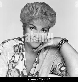 Studio portrait de l'actrice PAM St. Clement. 26th février 1988. Banque D'Images