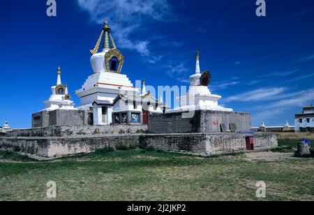 Mongolie. Le monastère Erdene Zuu est le plus ancien monastère bouddhiste encore en Mongolie Banque D'Images