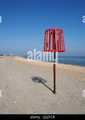 Sandy point, Hayling Island, Hampshire, Angleterre, Royaume-Uni Banque D'Images