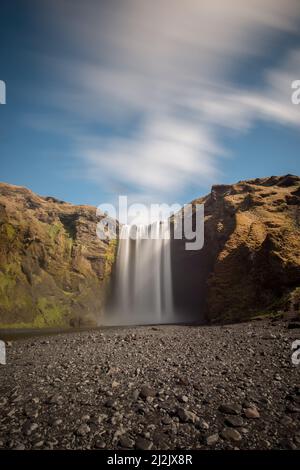 Skógafoss, Skógar, islande Banque D'Images