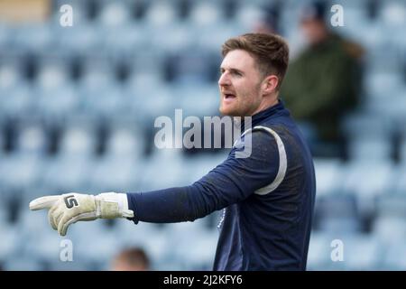 2nd avril 2022 ; Dens Park, Dundee, Écosse : Scottish Premier League football, Dundee versus Aberdeen ; Banque D'Images