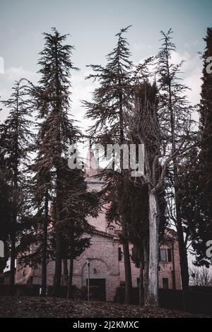 Sanctuaire de Puianello, Castelvetro di Modène, Italie. Banque D'Images