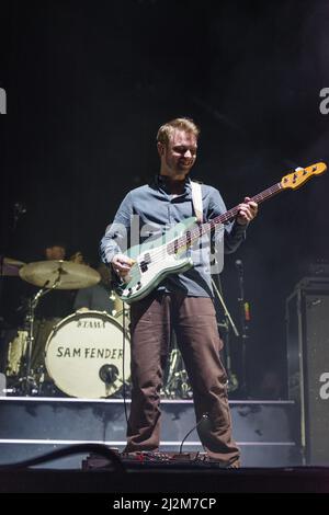 Londres, Royaume-Uni. 02nd avril 2022. Sam Fender jouant sa 2nd nuit à Wembley (Londres) le 2nd avril 2022 crédit: Nigel R Glasgow/Alay Live News Banque D'Images